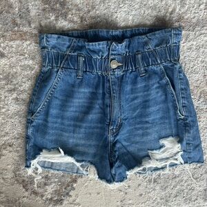 AE Paperbag Mom Jean Shorts